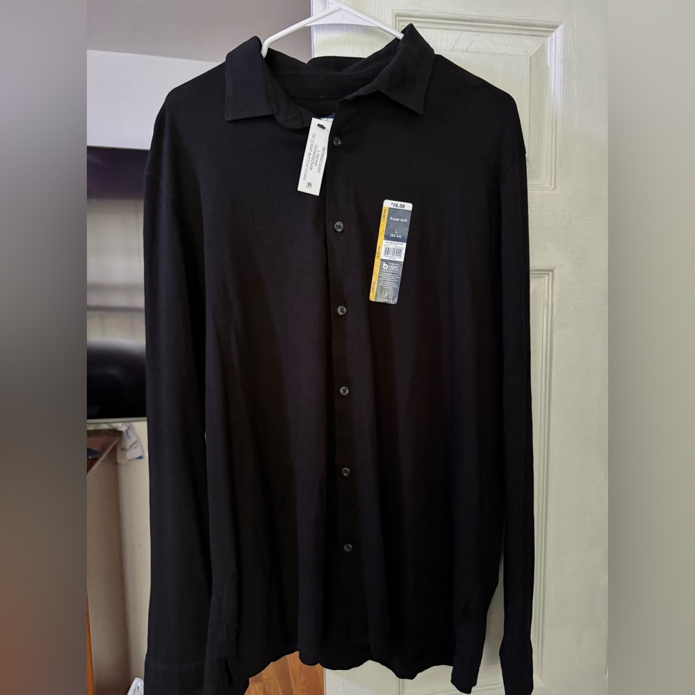 George Super Soft Button-Up - Dark Gray